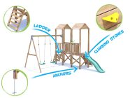 MegaFort-CF1252 Climbing Frame