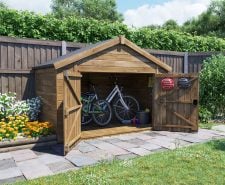 overlord modular bike shed