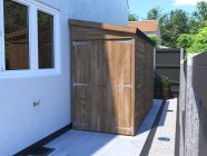 overlord alleyway garden shed 1.2 x 3.0 closed