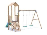 SquirrelFort Climbing Frame with Double Swing