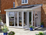 Addroom 4m x 2.5m Conservatory Alternative White uPVC