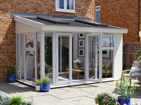 Addroom® Vision1 Conservatory Alternative with Skylights – Right