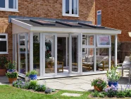 Addroom 5m x 2.5m Fully Glazed Conservatory Alternative White uPVC