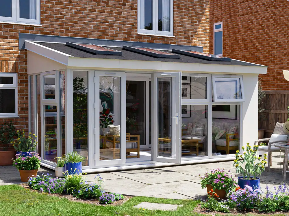 Addroom 5m x 2.5m Conservatory Alternative with Skylights