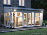 5m x 3m Conservatory Alternative Addroom Vision Right White