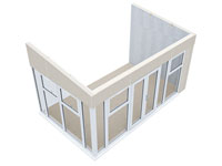Addroom Vision with Right Solid Wall