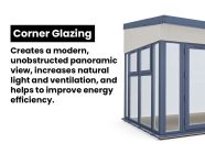 Addroom Conservatory Alternative with Corner Glazing