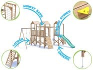 ChallengeFort-CF1302 Climbing Frame