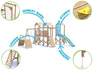 ChallengeFort-CF1306 Climbing Frame