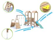 MegaFort-CF1256 Climbing Frame