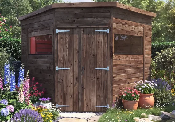 Pressure Treated 15mm Overlord Modular Corner Shed