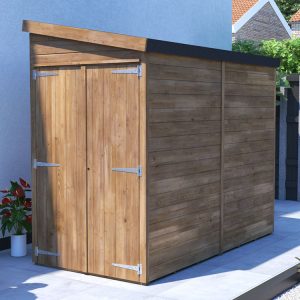 Small shed reverse pent