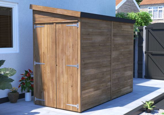 Overlord Modular Reverse Pent Shed