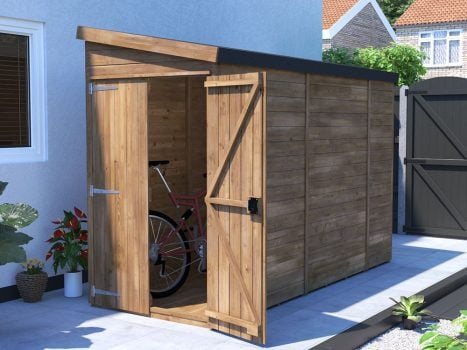 Overlord Modular Reverse Pent Shed