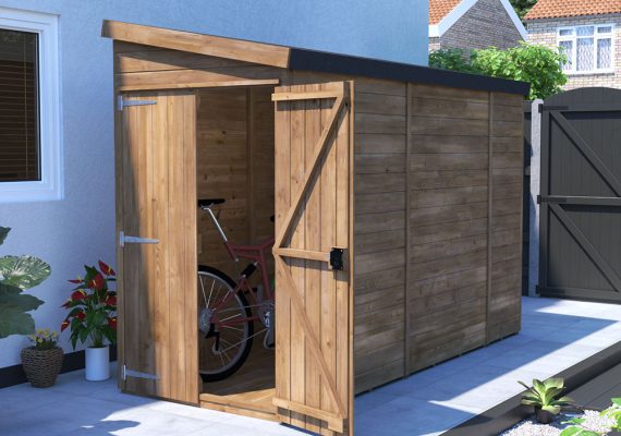 Overlord Modular Reverse Pent Shed