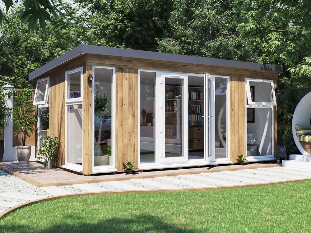 Dominator Pressure Treated Garden Office – Glazed | BuyGardenPods product image 3