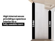 Addroom Conservatory Alternative High Internal Eaves