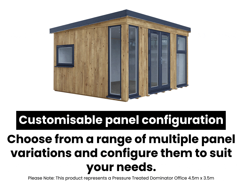 Dominator Pressure Treated Garden Office – Dwarf | BuyGardenPods product image 11