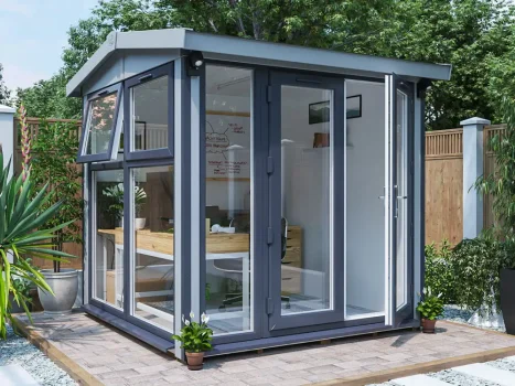 Dominator Composite Garden Office – Glazed