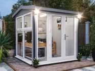 Composite-Dominator-2525 Glazed Garden Office