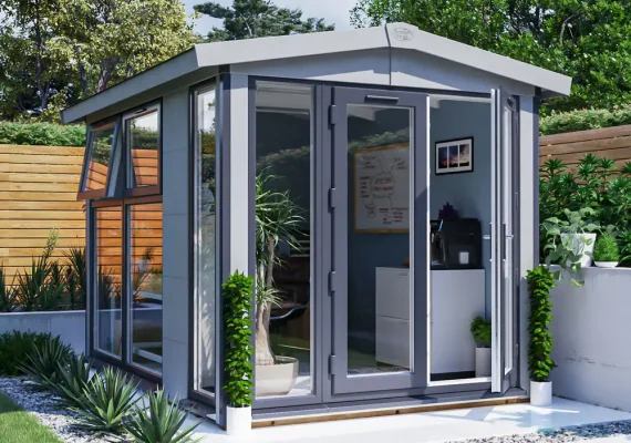 Dominator Composite Garden Office – Glazed