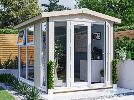 Dominator Composite Garden Office - Glazed