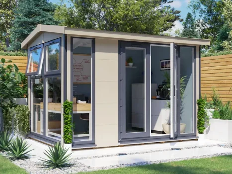 Dominator Composite Garden Office - Glazed