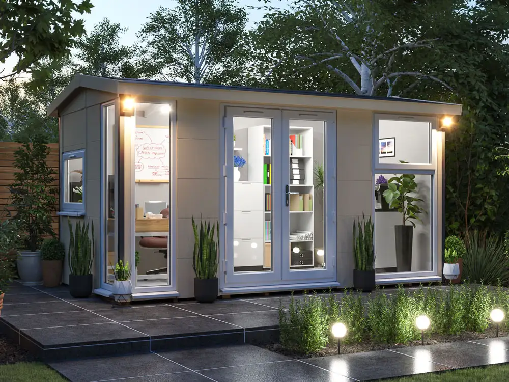 gable composite garden office 4.5 x 2.5