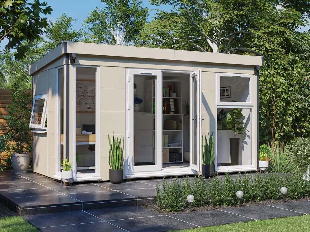Dominator Composite Pent Garden Office – Dwarf | BuyGardenPods product image 3