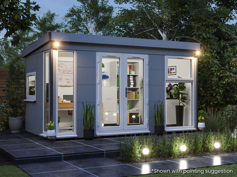 Dominator Composite Pent Garden Office – Dwarf | BuyGardenPods product image 2
