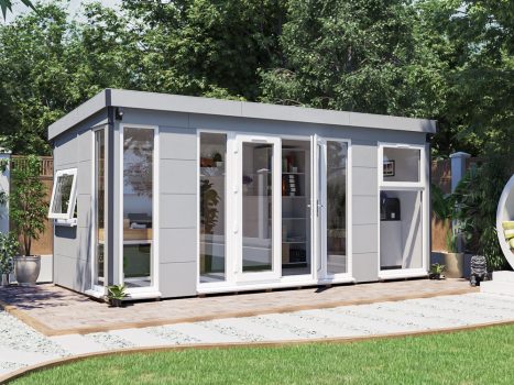 Dominator Composite Pent Garden Office - Dwarf