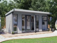 Dominator Composite Insulated Office with Canopy Extension