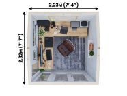 Composite-Dominator-2525 Garden Office