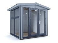 Composite-Dominator-2525 Glazed Garden Office Reverse