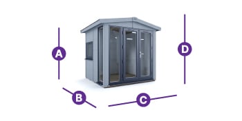 dominator garden office 2.5 x 2.5