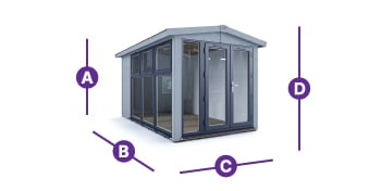 dominator garden office 2.5 x 4.5