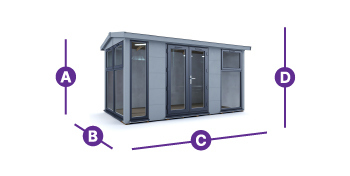 dominator garden office 4.5 x 2.5