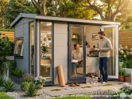 Dominator composite insulated garden office