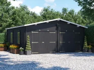 Deore Double Wooden Garage Workshop 6m x 5.5m Painting Suggestion