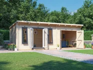 E10-Terminator-Insulated-EG-7030-Summer-Grey Warmalog Log Cabin