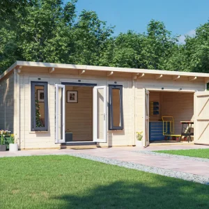 E10-Terminator-Insulated-EG-7030-Summer-Grey Warmalog Log Cabin