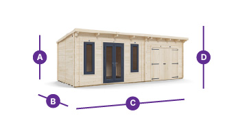 EvilGenius Insulated Log Cabin
