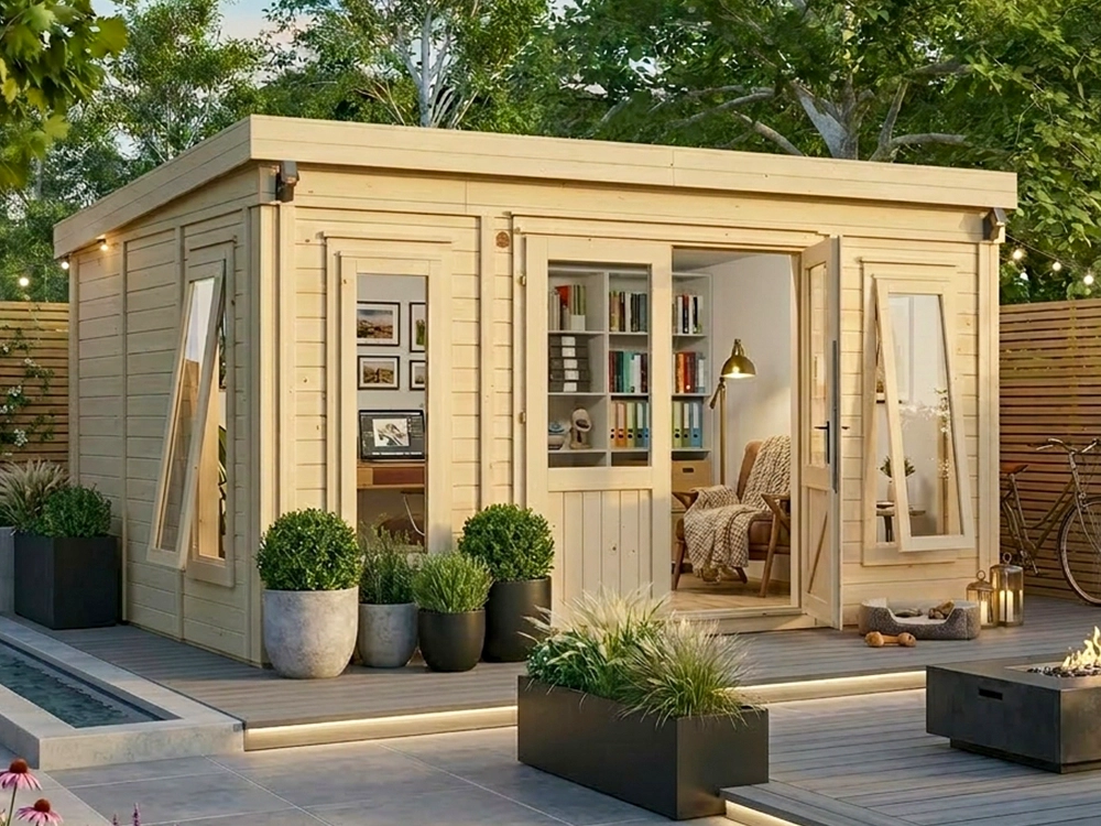 Insulated garden office