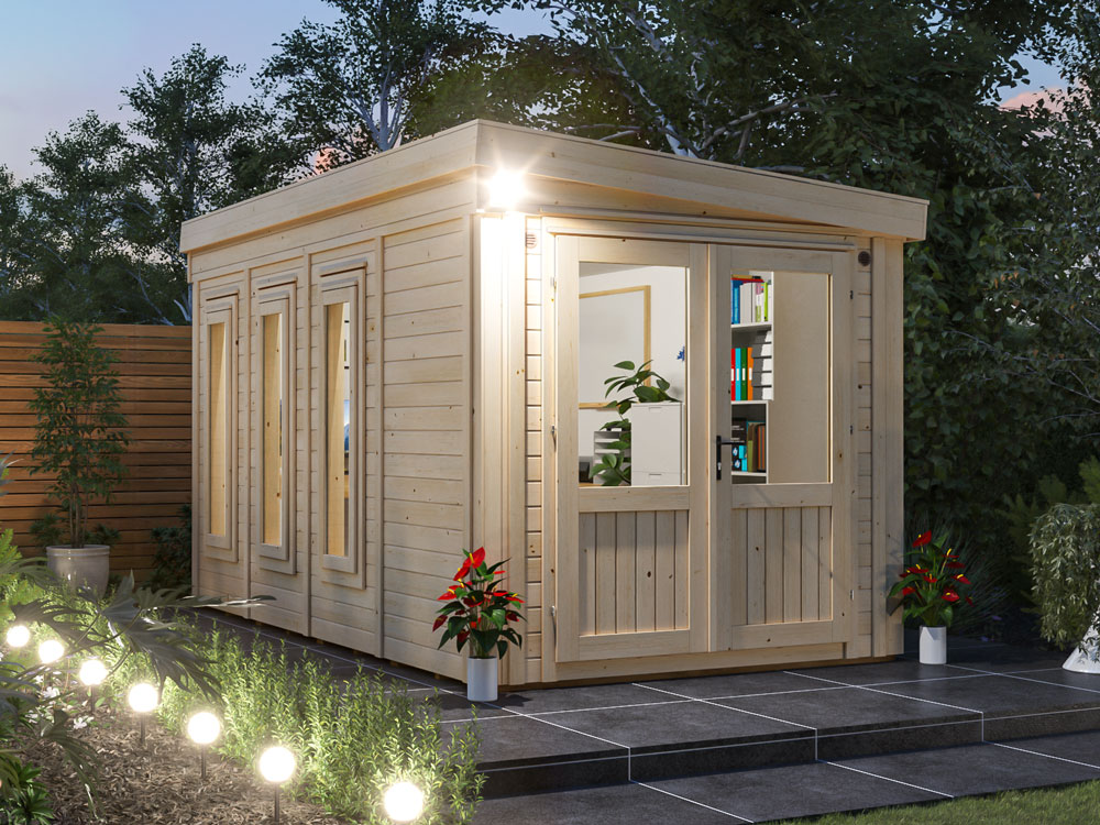 Dominator Classic Garden Office Reverse Pent | BuyGardenPods product image 2