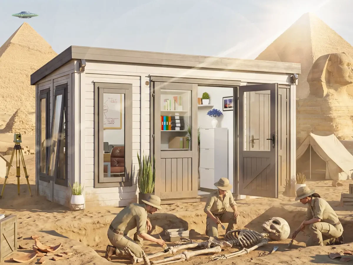 EvilDominator Classic Garden Office with SideStore | BuyGardenPods product image 4