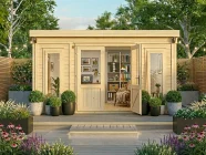 Insulated garden office