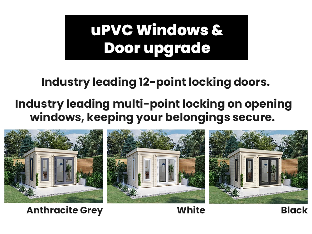 Dominator Classic Garden Office Reverse Pent | BuyGardenPods product image 10