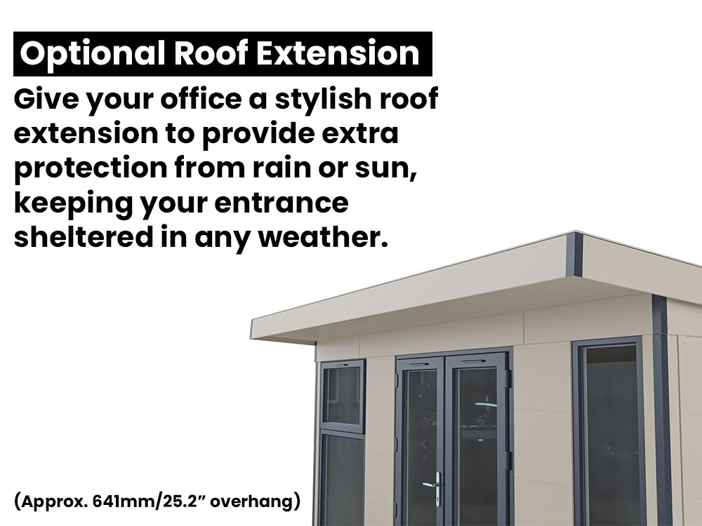 Dominator Composite Pent Garden Office – Dwarf | BuyGardenPods product image 10