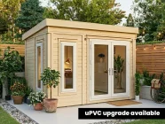 garden office with upvc