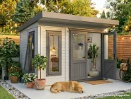 garden office with Canopy